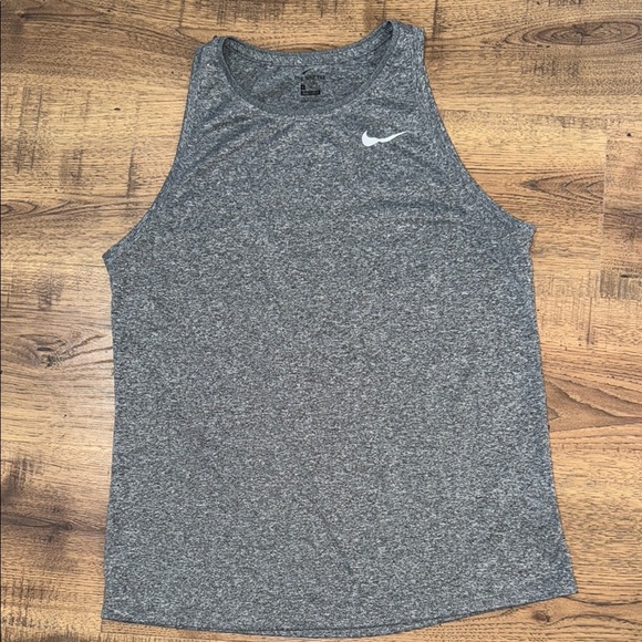 Nike Heather Gray Athletic Tank - Picture 1 of 5